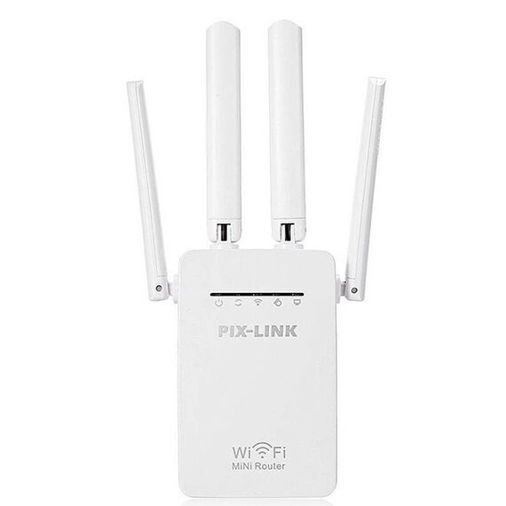 Ripetitore Wireless Smart WiFi Router con 4 Antenne – Spina UE Bianco EDA00229301B 6922395831017