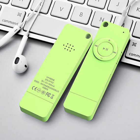 MP3 Player con Bluetooth ed USB 230 mAh verde TBD0572137101C 6922278115226