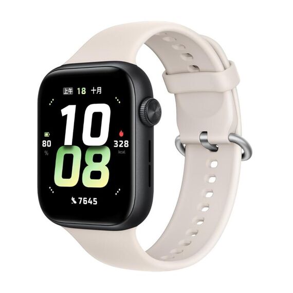 Per Honor Watch 5 cinturino in silicone morbido con fibbia argentata tinta unita (oro mattutino)