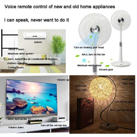 Telecomando WiFi ad infrarossi con comando vocale per condizionatori TBD0572187701A 6922734464255
