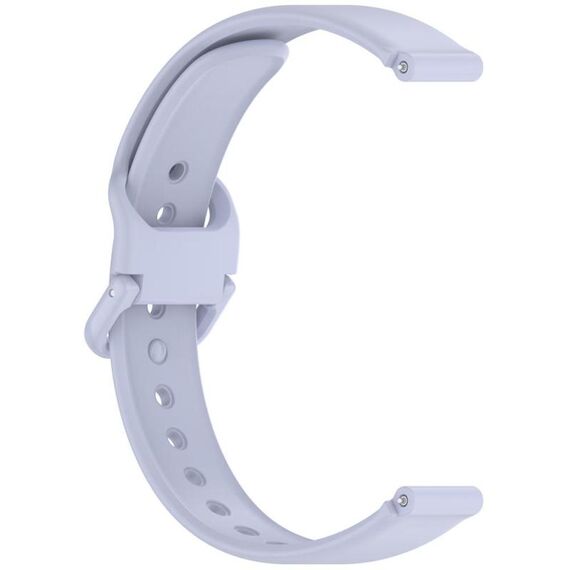 Cinturino per orologio in silicone con fibbia a chiodo tinta unita da 12 mm (azzurro chiaro)