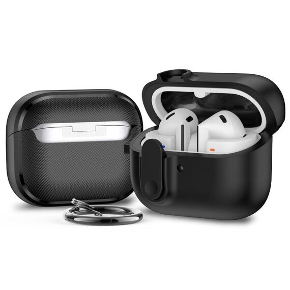 Per Samsung Galaxy Buds3 / 3 Pro Mars Earphone Custodia protettiva con blocco di sicurezza (nero)