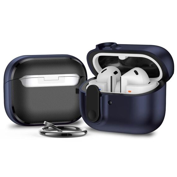 Per Samsung Galaxy Buds3 / 3 Pro Mars Earphone Custodia protettiva con blocco di sicurezza (blu navy)