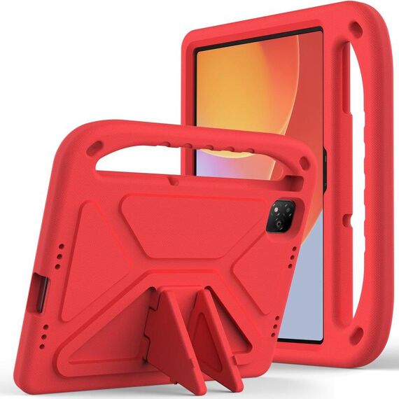Per Infinix Xpad 11 2024 Custodia per tablet antiurto in EVA con supporto (rosso)