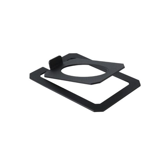 Supporto per altoparlante da tavolo in metallo inclinato Supporto per altoparlante da monitor da studio (nero)