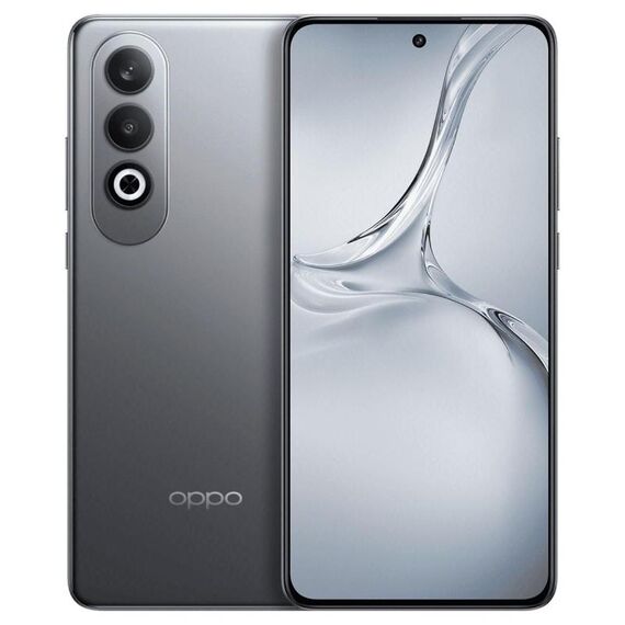 OPPO K12 AI, 12 GB + 256 GB, schermo impronta digitale, 6,7 pollici ColorOS 14.0 Qualcomm Snapdragon 7 Gen 3 Octa Core, OTG, NFC, rete: 5G (grigio)