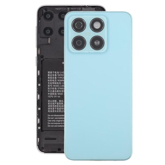 Per ZTE Blade A55 Z2450 Cover posteriore batteria con cornice centrale/Copertura obiettivo fotocamera (verde)