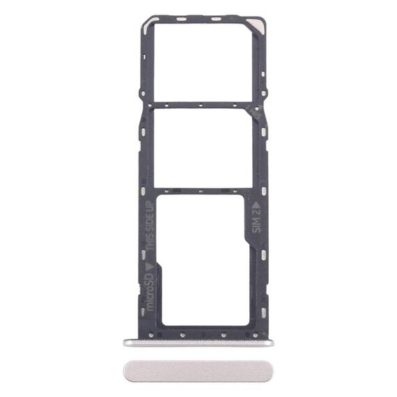 Per Nokia C22 Vassoio scheda SIM originale + Vassoio scheda SIM + Vassoio scheda Micro SD (oro)