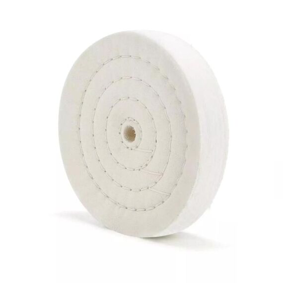 Ruota in panno di cotone per lucidatura piatta per smerigliatrice angolare, dimensioni: 6 pollici, 70 strati