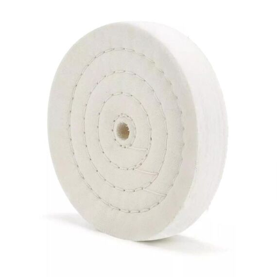 Ruota in panno di cotone per lucidatura piatta per smerigliatrice angolare, dimensioni: 8 pollici, 50 strati