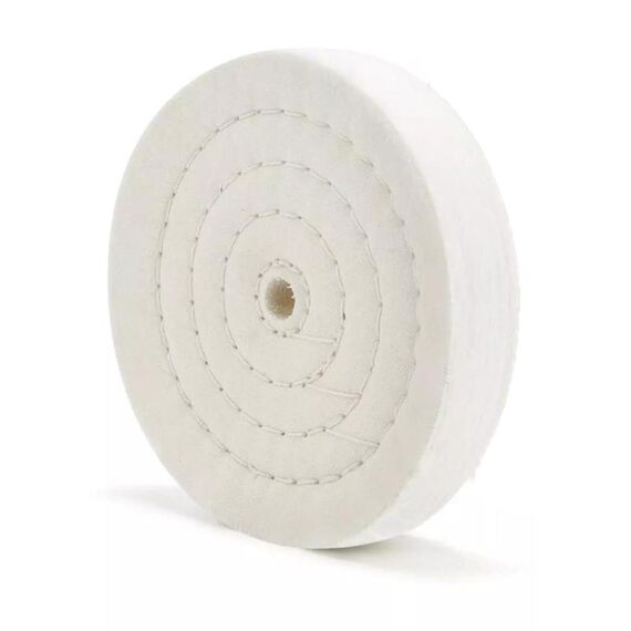 Ruota in panno di cotone per lucidatura piatta per smerigliatrice angolare, dimensioni: 8 pollici, 70 strati