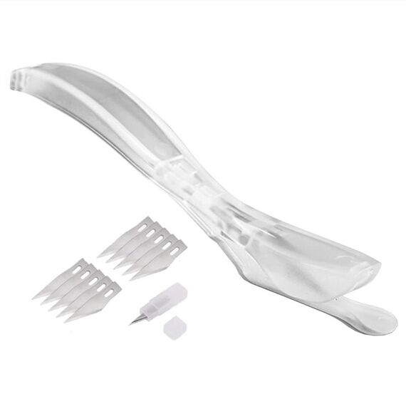 Taglierina per pellicole per auto con 10 lame (bianco)