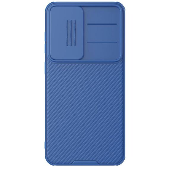 Per Samsung Galaxy S25+ 5G NILLKIN Black Mirror Pro Series Camshield Custodia per telefono PC (blu)