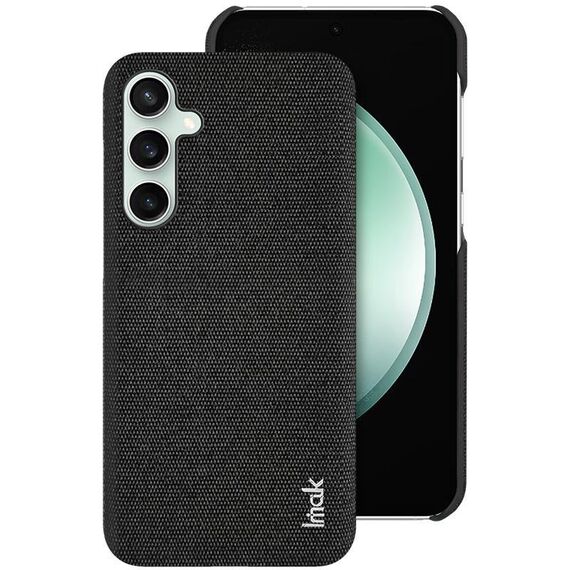 Per Samsung Galaxy S24 FE 5G imak Ruiyi Series Custodia in tessuto con texture PU + PC per telefono (nero)