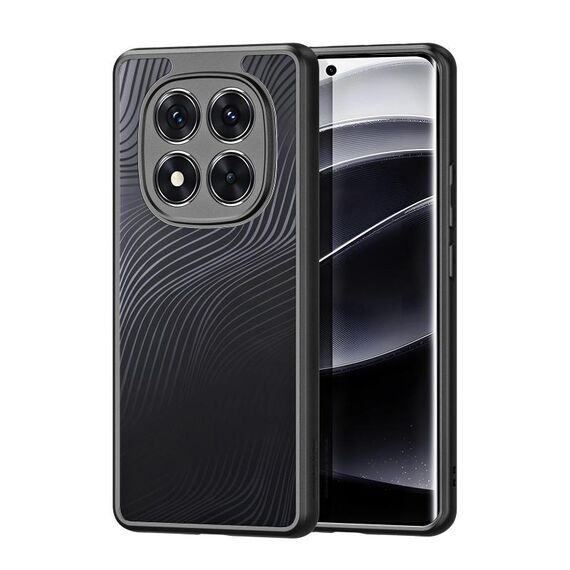 Per Redmi Note 14 Pro 5G DUX DUCIS Aimo Series TPU + PC Custodia per telefono Frosted Feel (Nero)