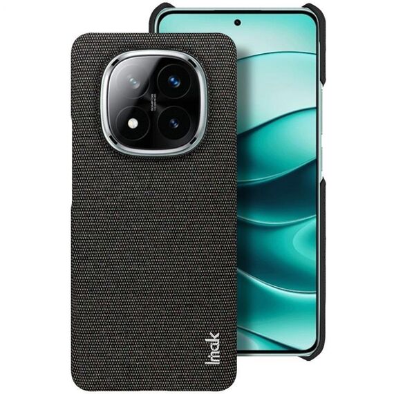 Per Redmi Note 14 Pro+ 5G imak Ruiyi Series Custodia per telefono in tessuto con texture PU + PC (nero)