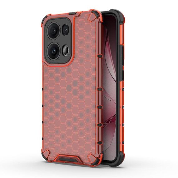 Per OPPO Reno13 Pro 5G Custodia antiurto a nido d'ape globale per telefono (rosso)