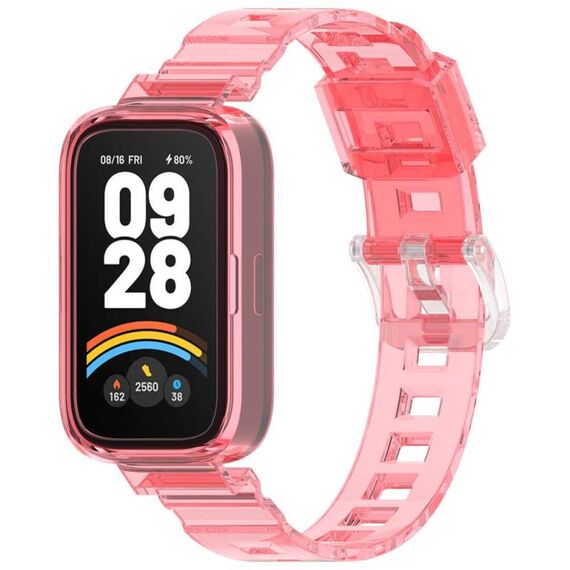 Per Redmi Band 2 / Xiaomi Smart Band 8 Cinturino per orologio in TPU con cambio colore attivo (rosso)