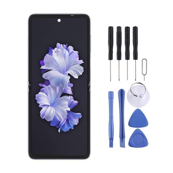 Per Tecno Phantom V Flip Schermo LCD pieghevole originale LTPO AMOLED con digitalizzatore assemblaggio completo