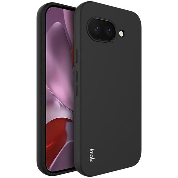 Per Google Pixel 9a IMAK UC-3 Series Custodia antiurto in TPU satinato per telefono (nero)