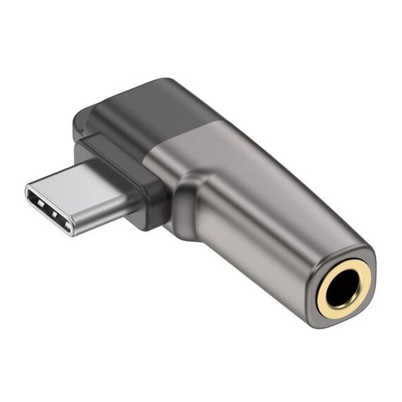 Convertitore adattatore audio mini da USB-C/tipo-C a 3,5 mm (grigio chiaro)