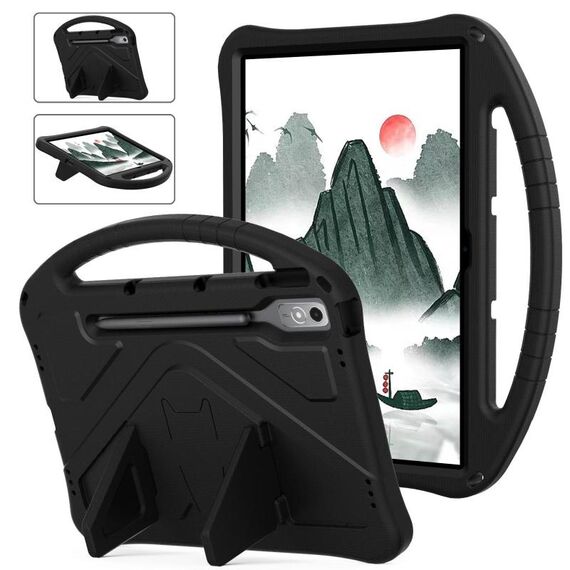 Per Lenovo Xiaoxin Pad Pro 12.7 2025 Custodia antiurto per tablet EVA con supporto (nero)