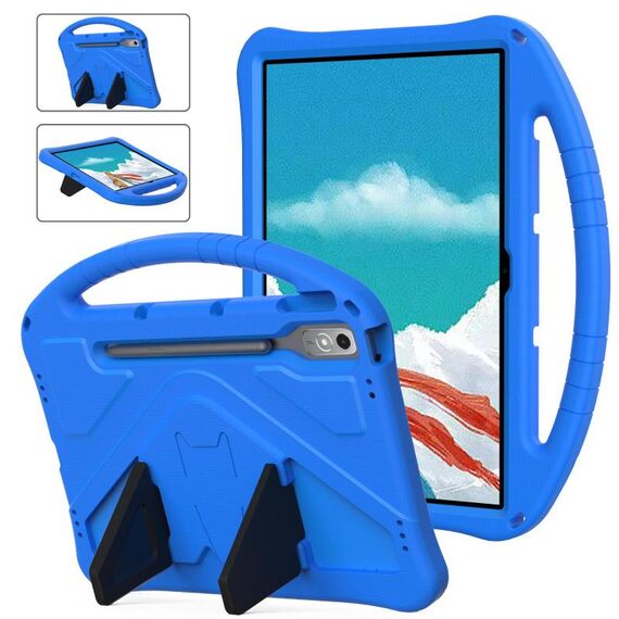 Per Lenovo Xiaoxin Pad Pro 12.7 2025 Custodia antiurto per tablet EVA con supporto (blu)