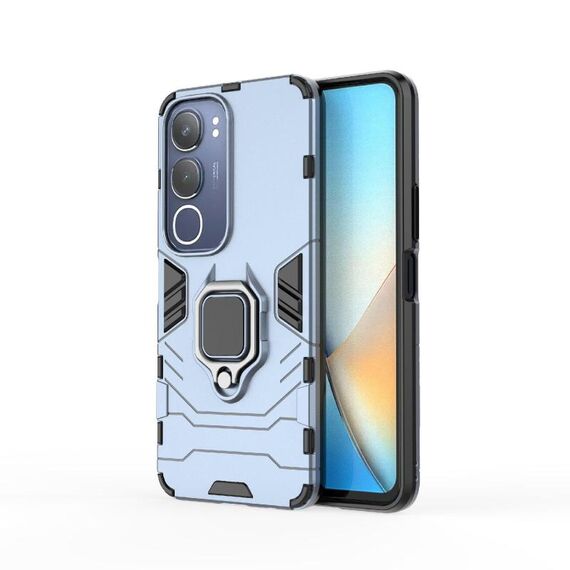 Per vivo Y29 5G Custodia per telefono antiurto globale in PC + TPU (blu navy)