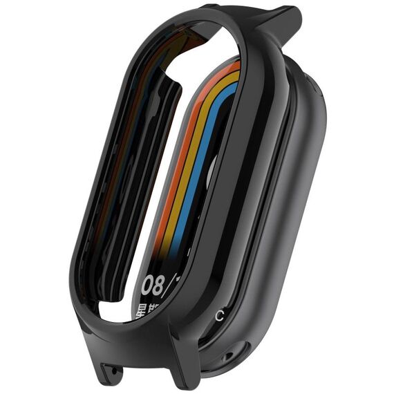Per Xiaomi Mi Band 8 / 8 NFC PC Ear Half Coverage Watch Telaio protettivo (nero)
