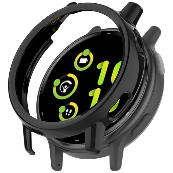 For Garmin Vivoactive 5 Half Coverage PC Hollow Watch Protective Case(Black)