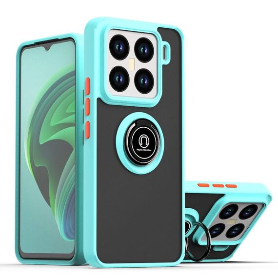 Per Xiaomi 15 Pro Q Shadow 1 Series TPU + PC Custodia per telefono con anello (blu cielo)