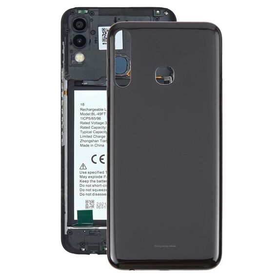 Per Infinix Hot 8 Lite X650 Cover posteriore batteria originale (nero)