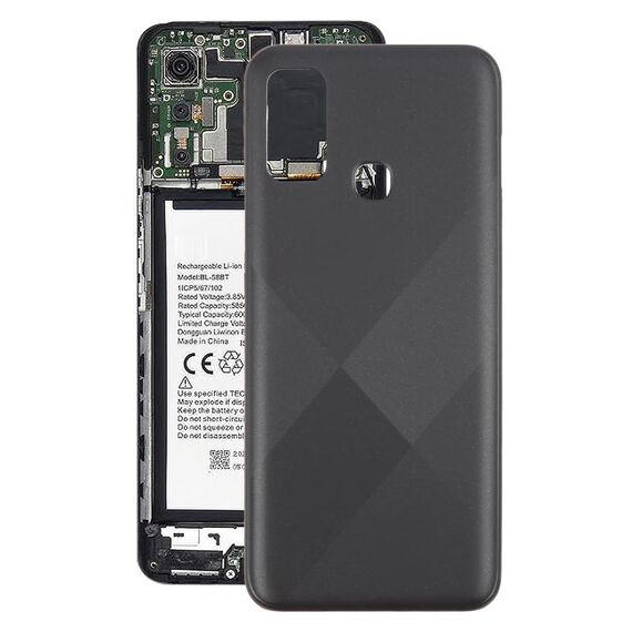Per Infinix Hot 9 Play X680 Cover posteriore batteria originale (nero)