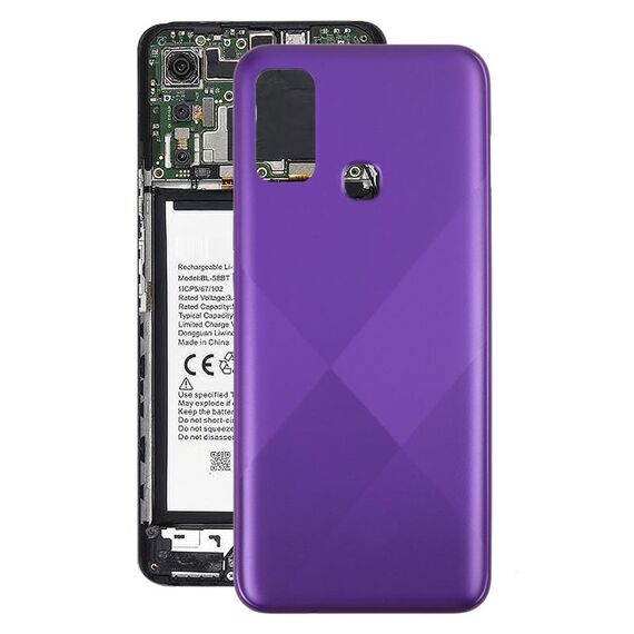 Per Infinix Hot 9 Play X680 Cover posteriore batteria originale (viola)