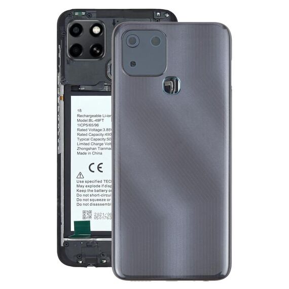Per Infinix Smart 6 X6511 Cover posteriore batteria originale (nero)