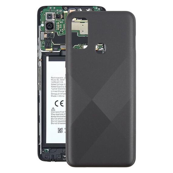 Per Infinix Hot 10 Play Cover posteriore batteria originale (nero)