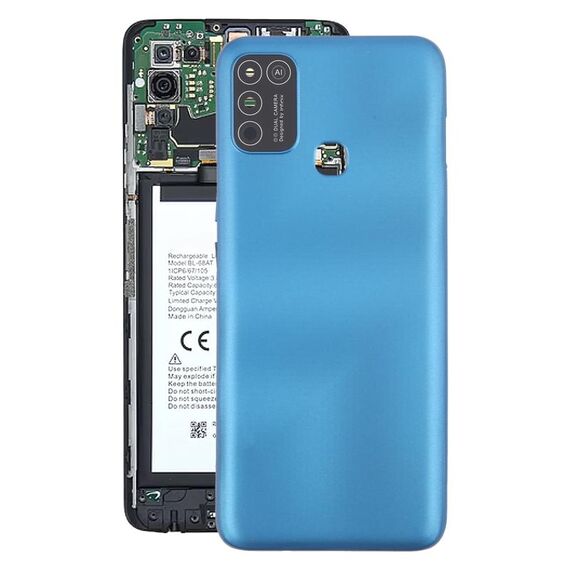 Per Infinix Hot 10 Play Cover posteriore batteria originale (blu)