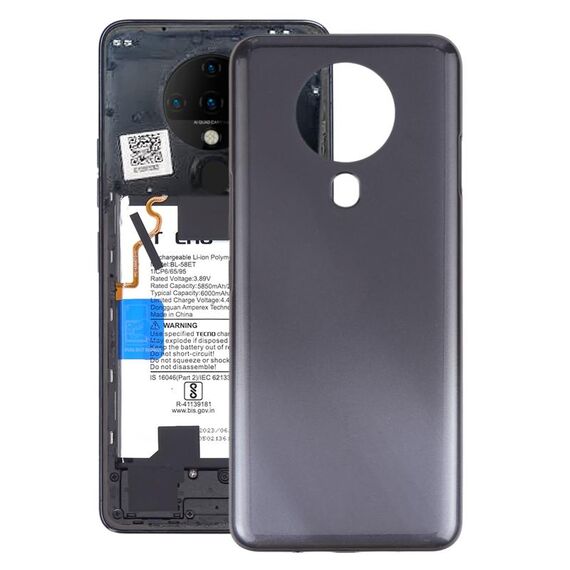 Per Tecno Spark 6 Cover posteriore batteria originale (nero)
