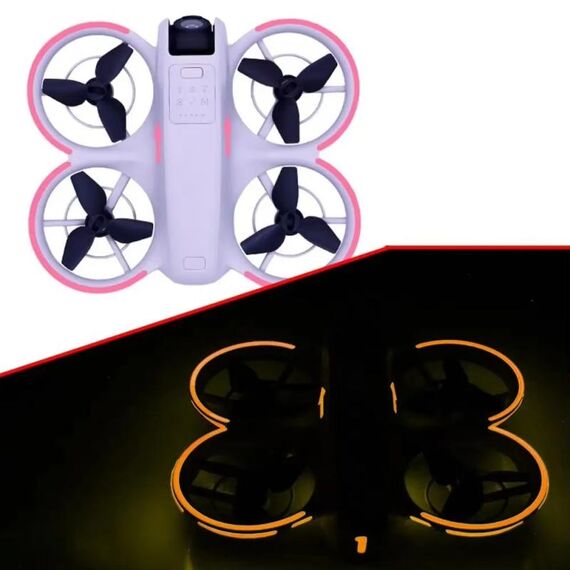 Per adesivi DJI Neo Luminous Night Glow Cool Film (rosa)