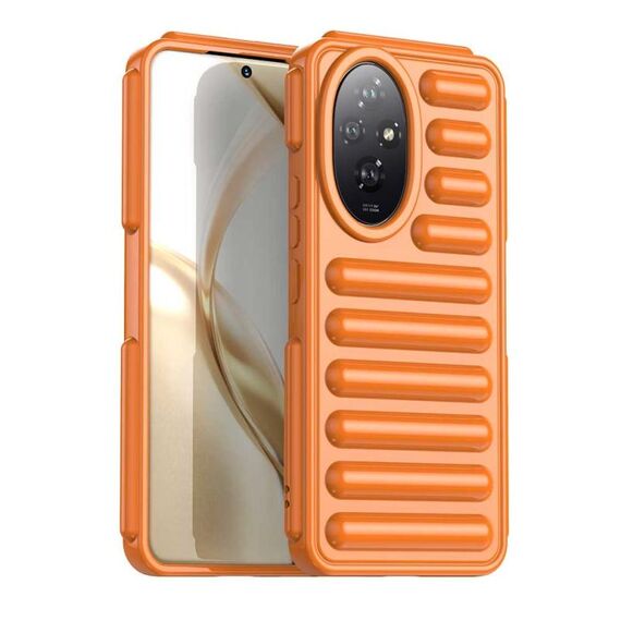 Custodia per telefono IMD color caramella per Honor 200 Capsule Series (arancione)