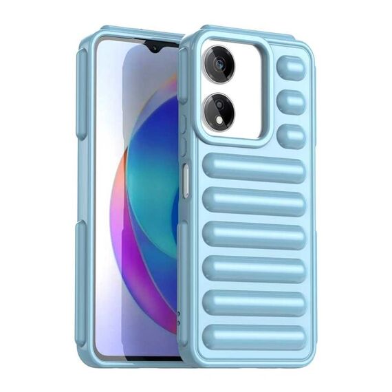 Per Honor X5 Plus Capsule Series Candy Color IMD Custodia per telefono (blu)