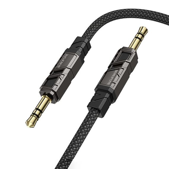 Borofone BL22 Cavo audio AUX Dignity in lega di zinco da 3,5 mm, lunghezza: 1 m (nero)