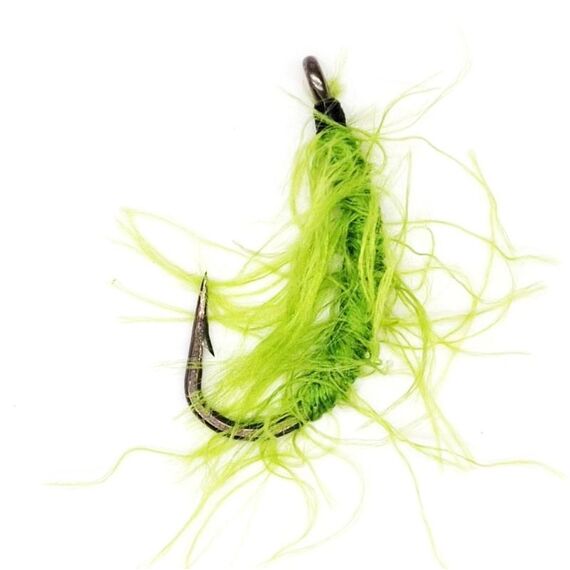 Ami da pesca con imitazione di erba acquatica con amo singolo Ami da erba (6#)