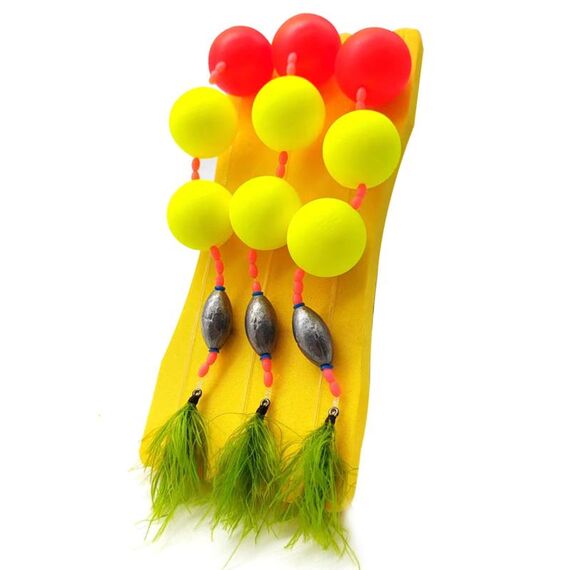 3 pezzi/set Cordset Imitazione erba acquatica Ami da pesca Ganci per erba (10#)