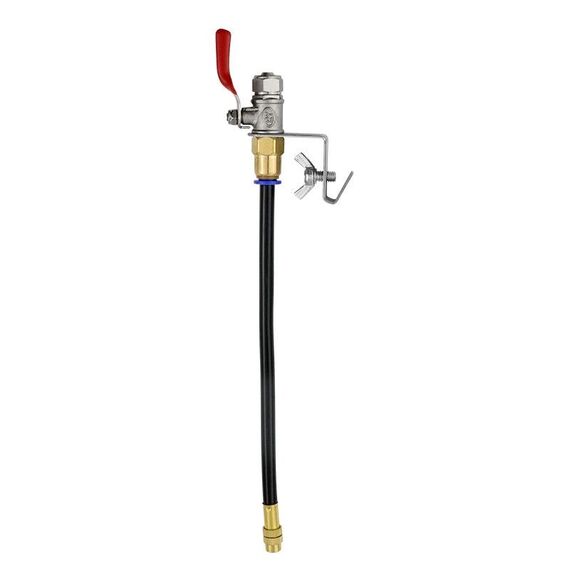 Smerigliatrice angolare Macchina per il taglio del marmo Dispositivo di riempimento/spruzzatura dell'acqua Ugello di spruzzo per la polvere di raffreddamento, Stile: 1 beccuccio per tubo in alluminio a scatto - più lungo