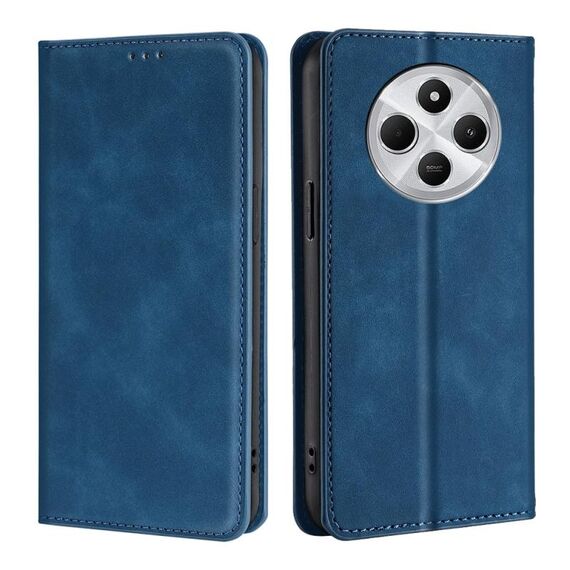 Per Redmi 14C 4G Custodia in pelle magnetica Skin Feel (blu)