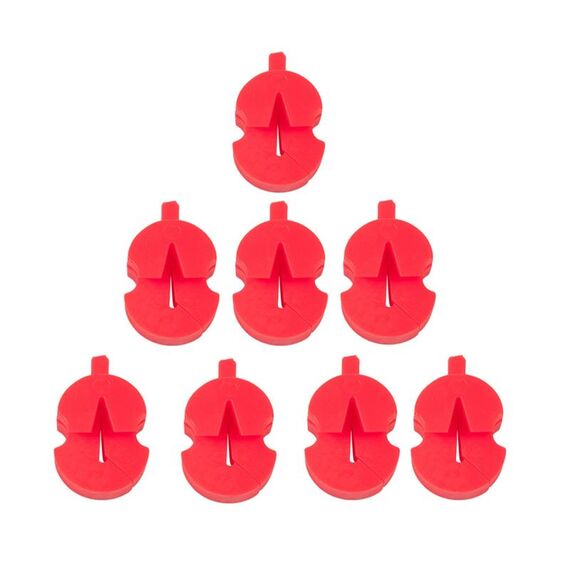 8 pezzi/set Strumento per la riduzione del volume dello strumento muto per violino (rosso)