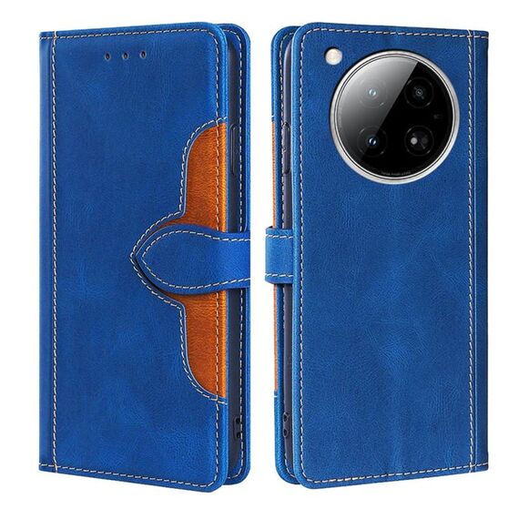Per Infinix Zero 40 4G Custodia in pelle con fibbia magnetica Skin Feel (blu)