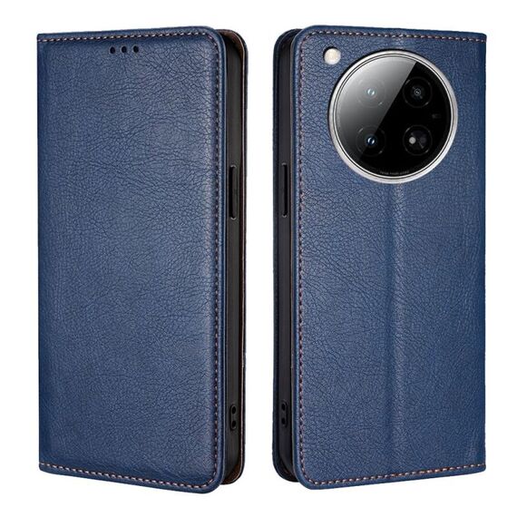 Per Infinix Zero 40 4G Gloss Oil Solid Color Magnetic Leather Phone Case (Blu)