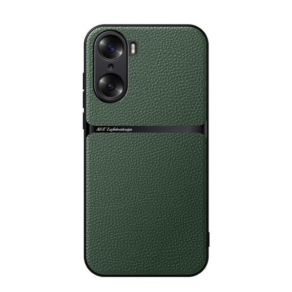 Per Honor 60 Custodia per telefono antiurto magnetica in pelle Litchi con copertura completa (verde)